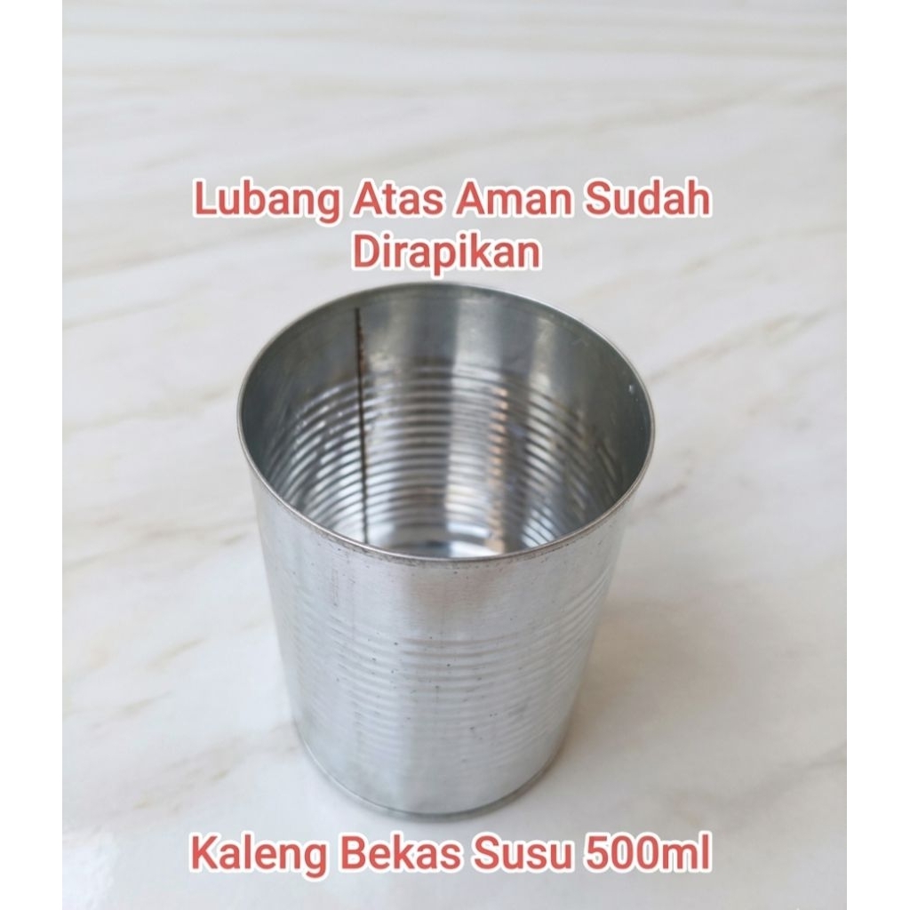 Kaleng Bekas Susu Kental Manis, Kaleng Susu Kosong, Kaleng Bekas Untuk Kerajinan DIY