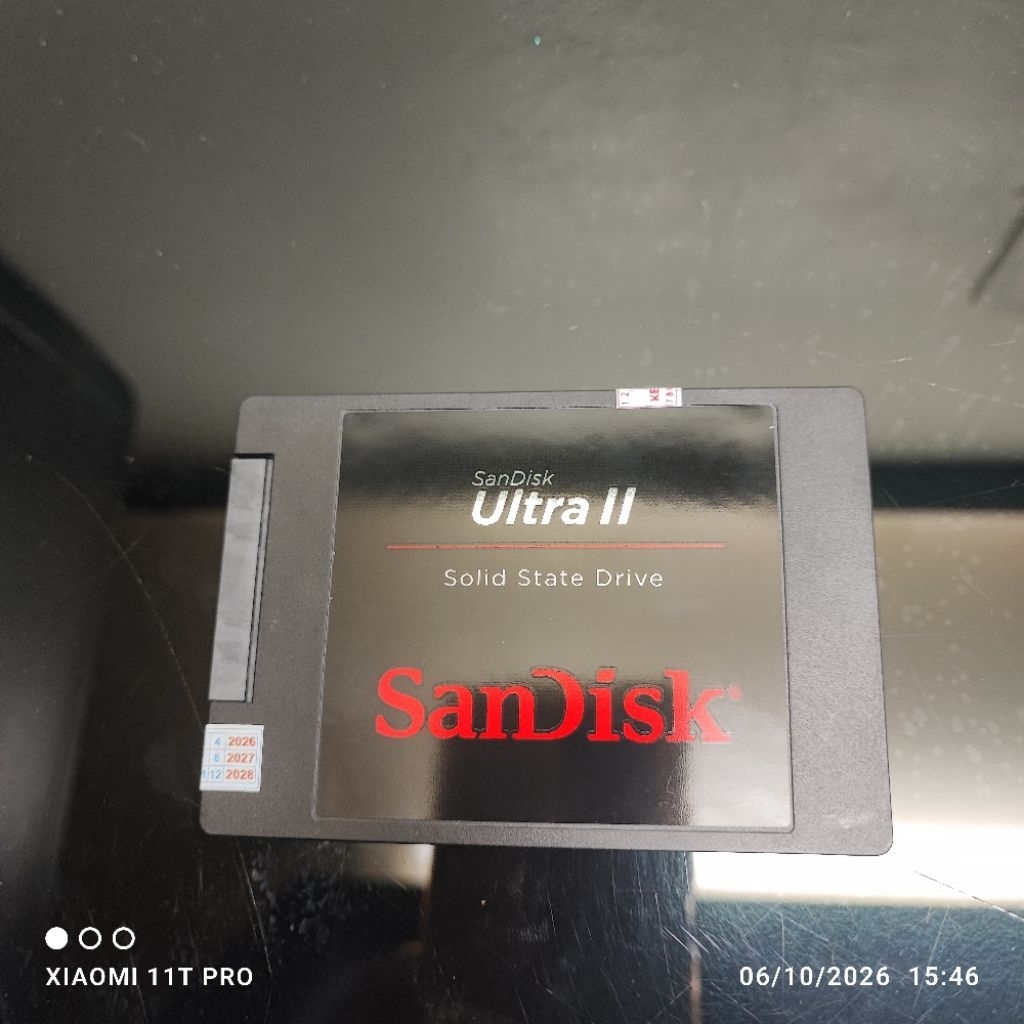 ssd sandisk ultra ll 960gb sata 2.5" dram cache health 100% ori second