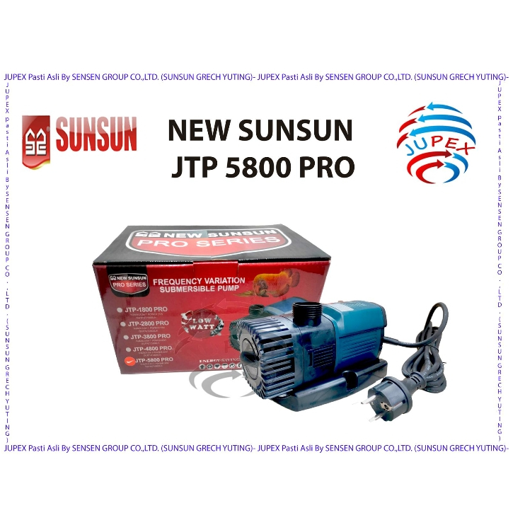 ORIGINAL SUNSUN JTP 5800 POMPA SIRKULASI AQUARIUM KOLAM HYDROPONIK WATERPUMP JTP-5800 HEMAT LISTRIK