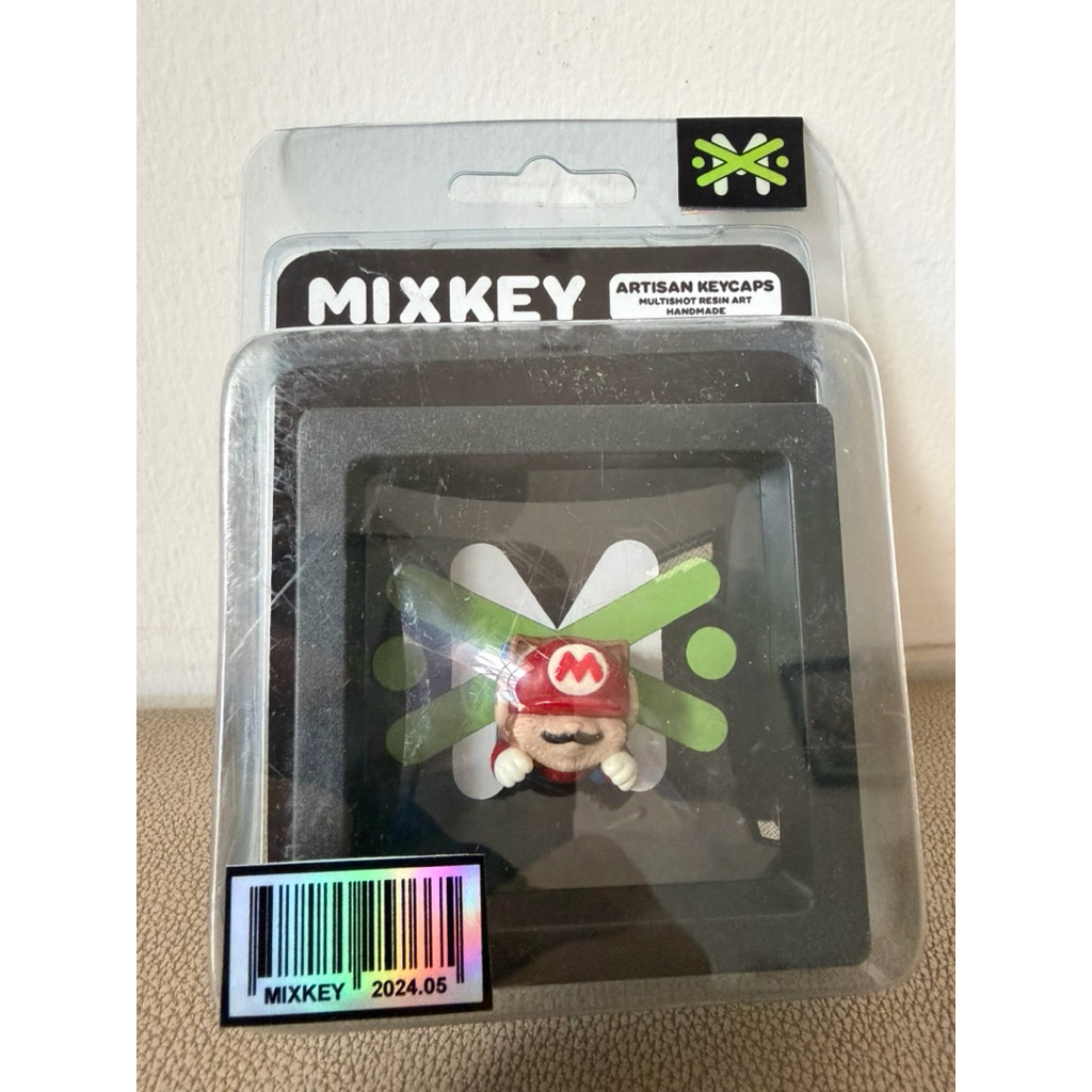 mixkey meow v.3 mario artisan keycaps