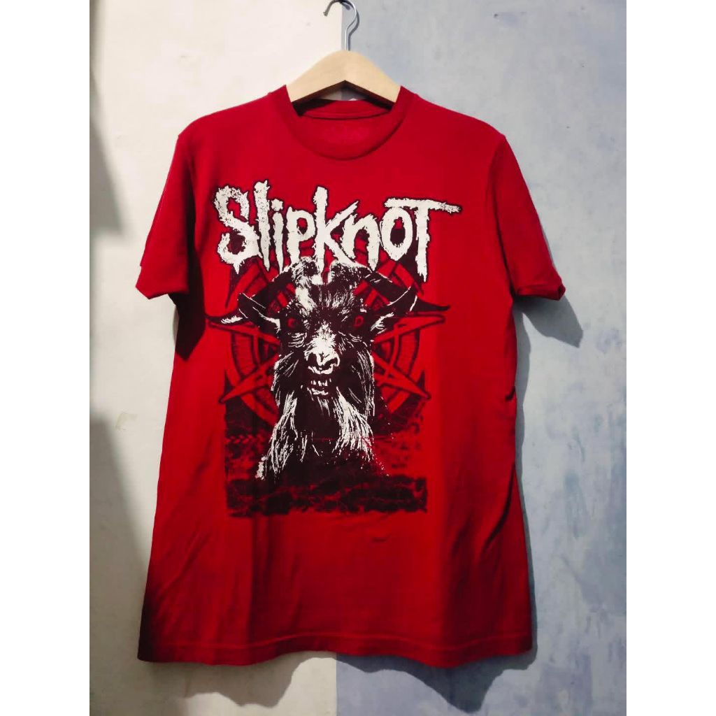 t shirt vintage slipknot original ukuran m fit s