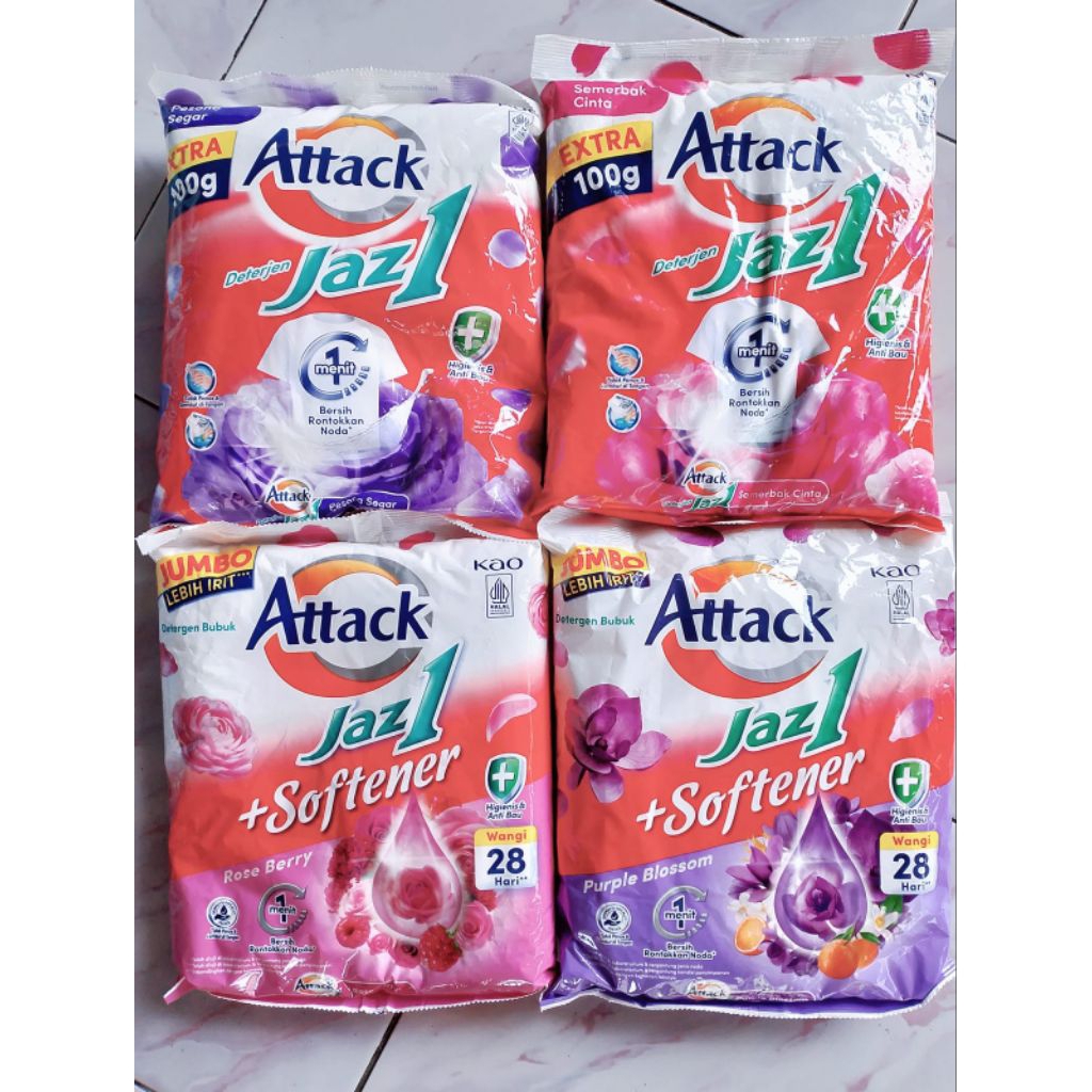 Detergen Bubuk Attack Jaz1 Kemasan Jumbo