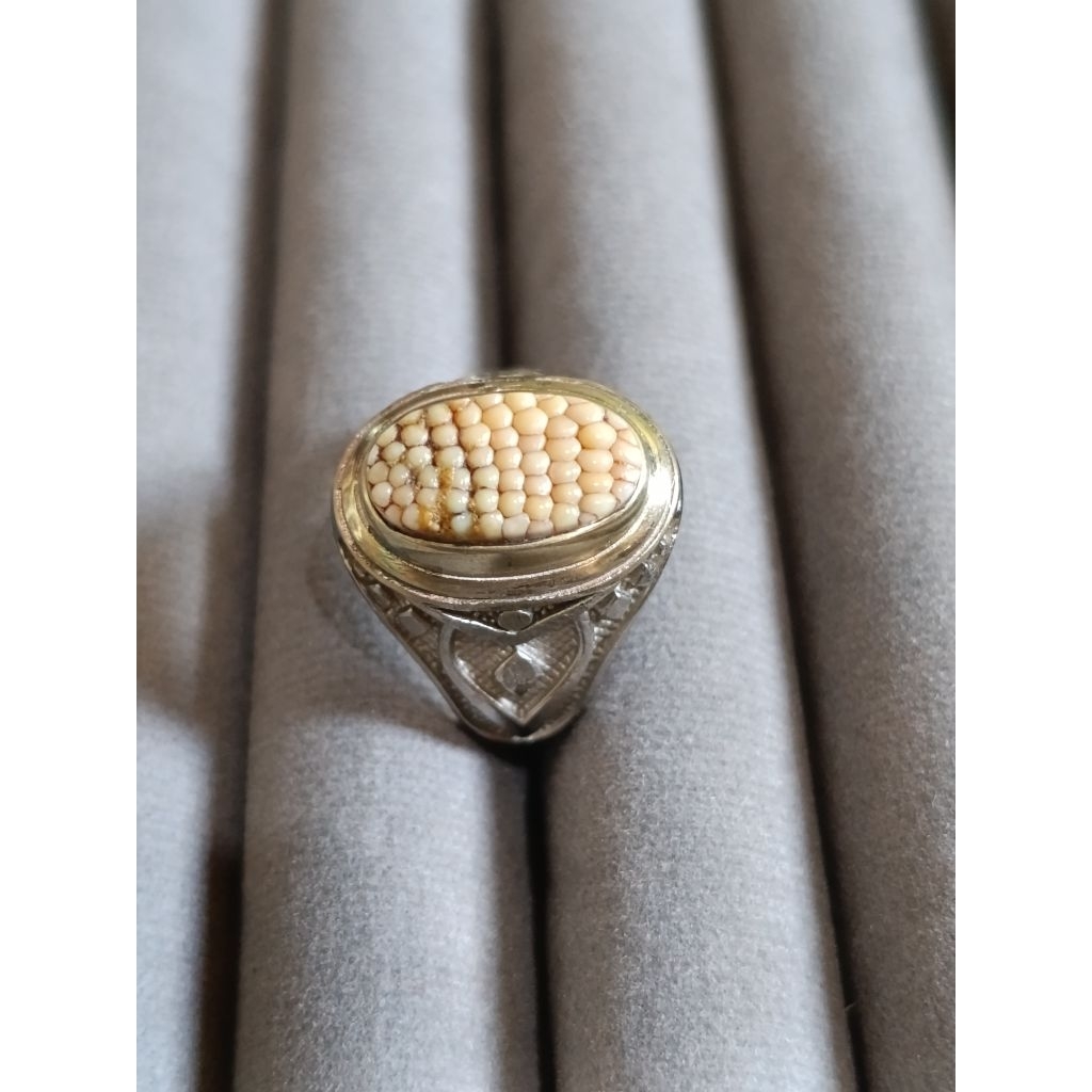 Akik Sisik Ular/Jipen Madura Ring 9