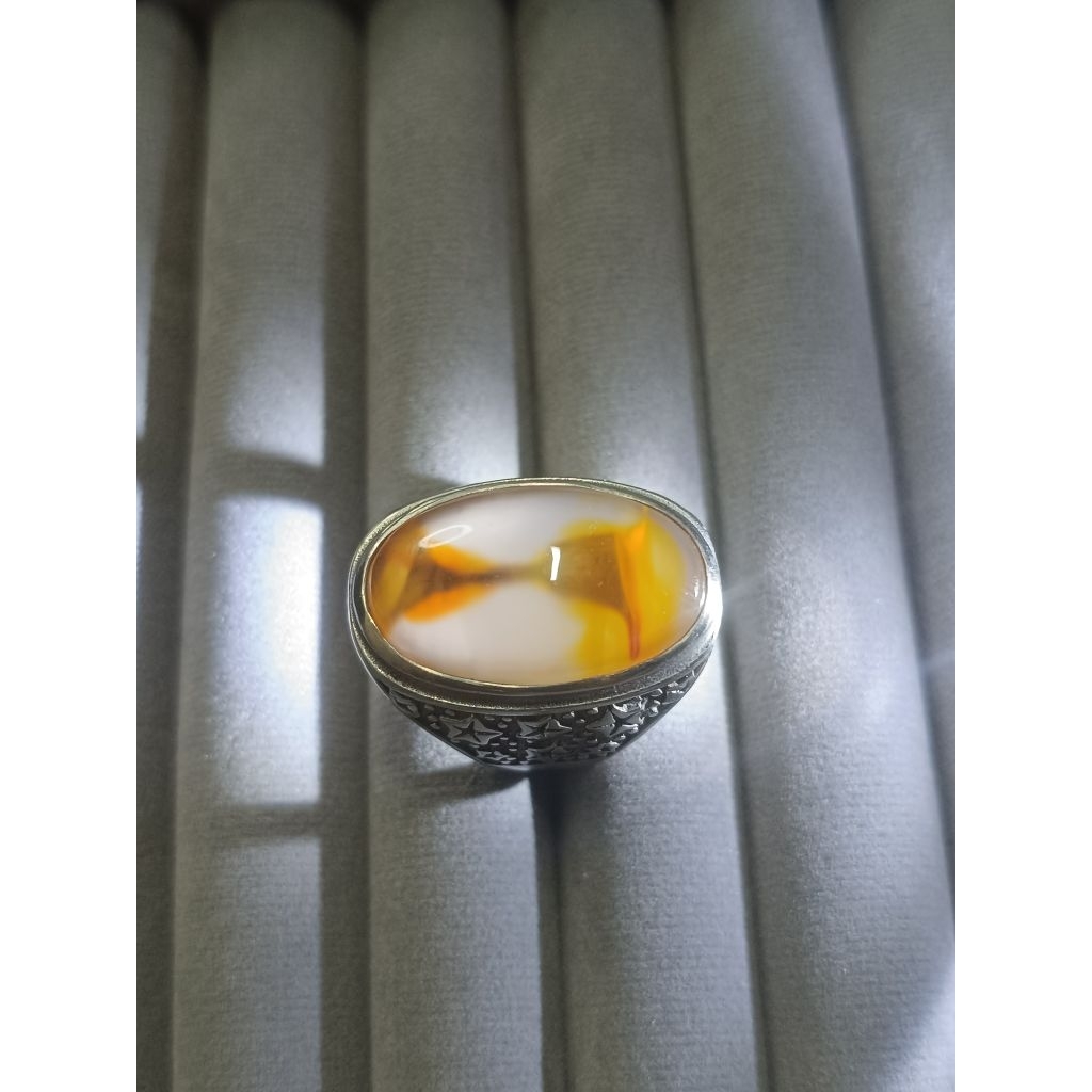 Akik Anggur Sulaiman Motif Ring 11/Penghobi batu akik nusantara