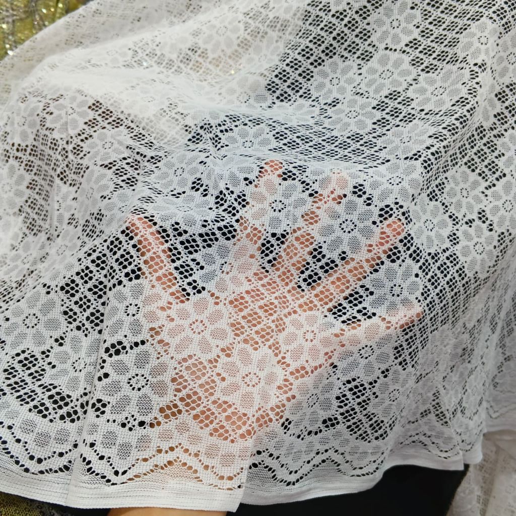 kain brokat premium mewah [BW/0,5meter] - kain brokat katun motif cantik - kain brokat katun meteran