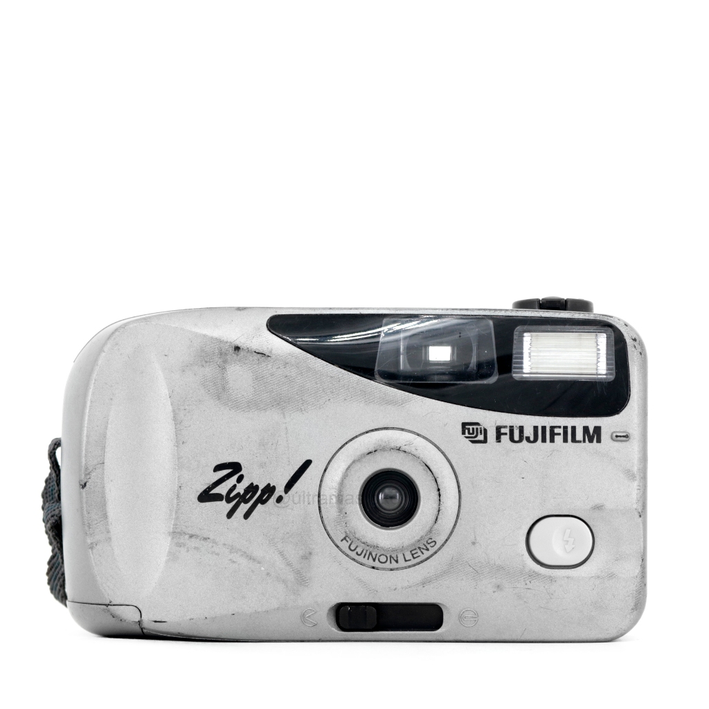 Kamera Film Analog FUJIFILM Zipp (Abu-abu) - Point & Shoot 35mm Fokus Tetap Gulung Manual