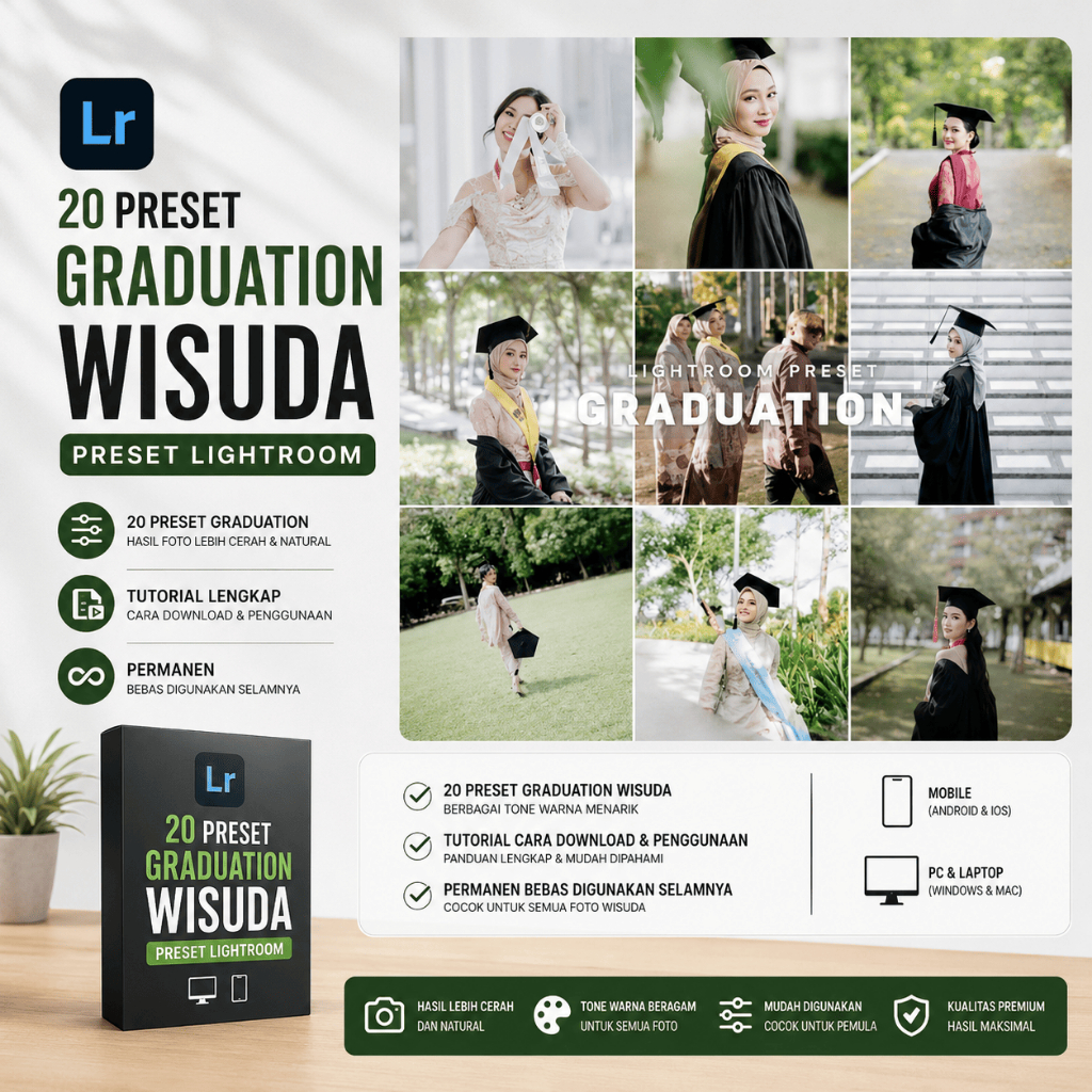 35 Preset Graduation Wisuda Preset LR