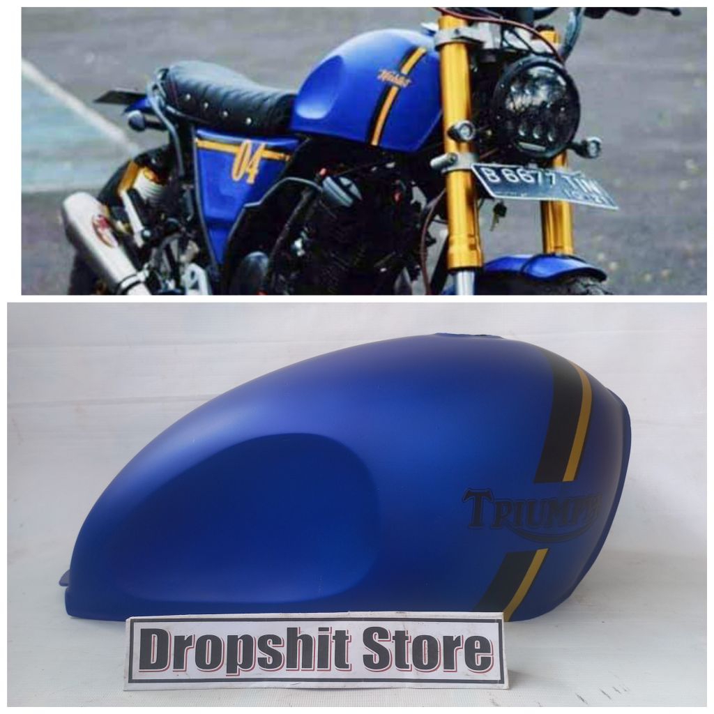 Tangki Japstyle Triumph Bratcafe Motor Custom