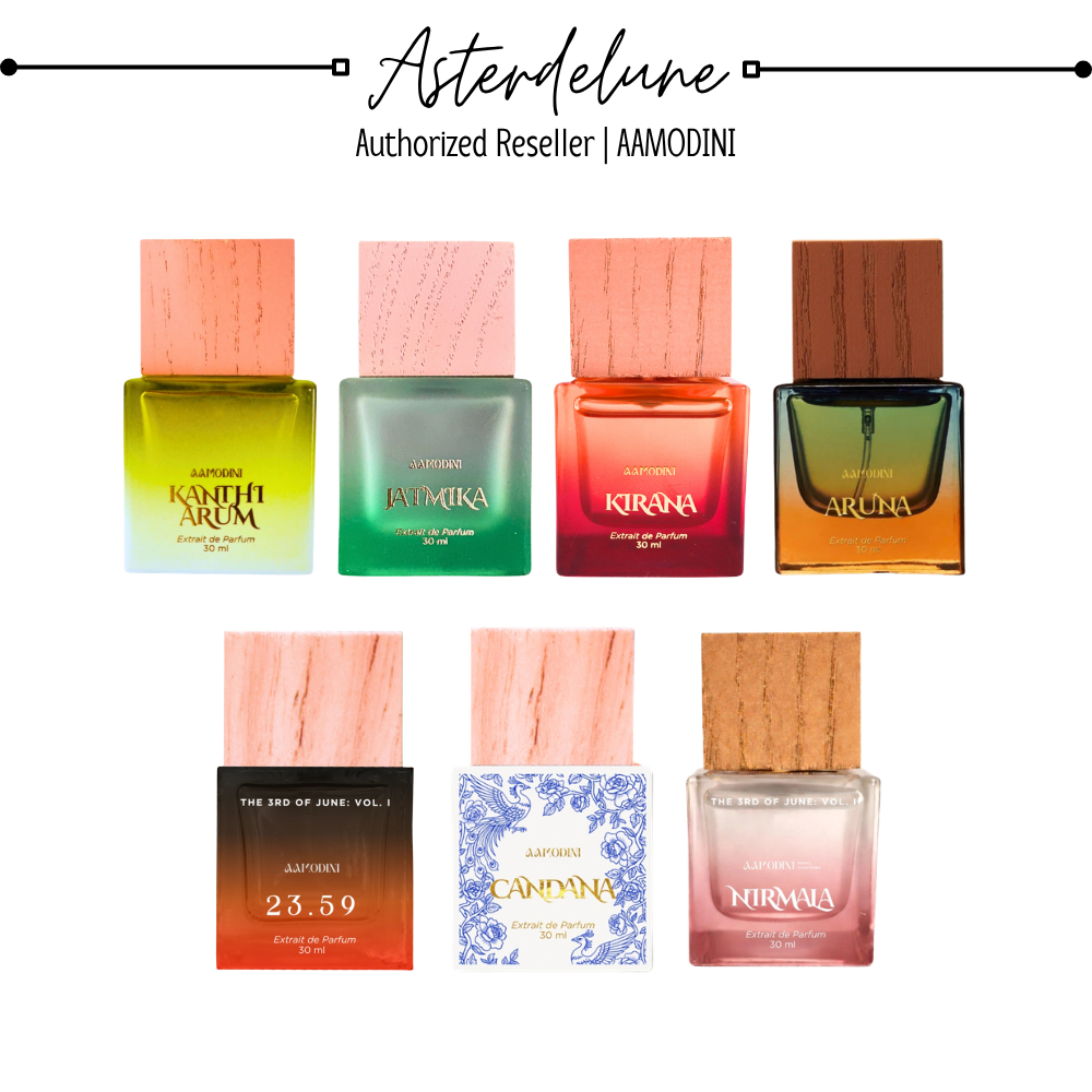 AAMODINI Kanthi Arum / Jatmika / Kirana / 23:59 / Aruna / Candana / Nirmala Extrait de Parfum 30ml