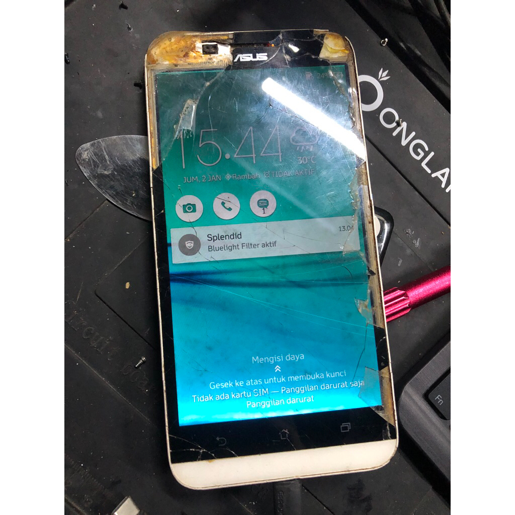 mesin asus zenfone max Z010D bonus unit seperti foto