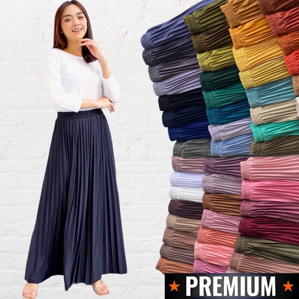(COD)PROMO TERMURAH ROK PLISKET PREMIUM REMPEL BESAR ONDER PLISKET MINI SKIRT