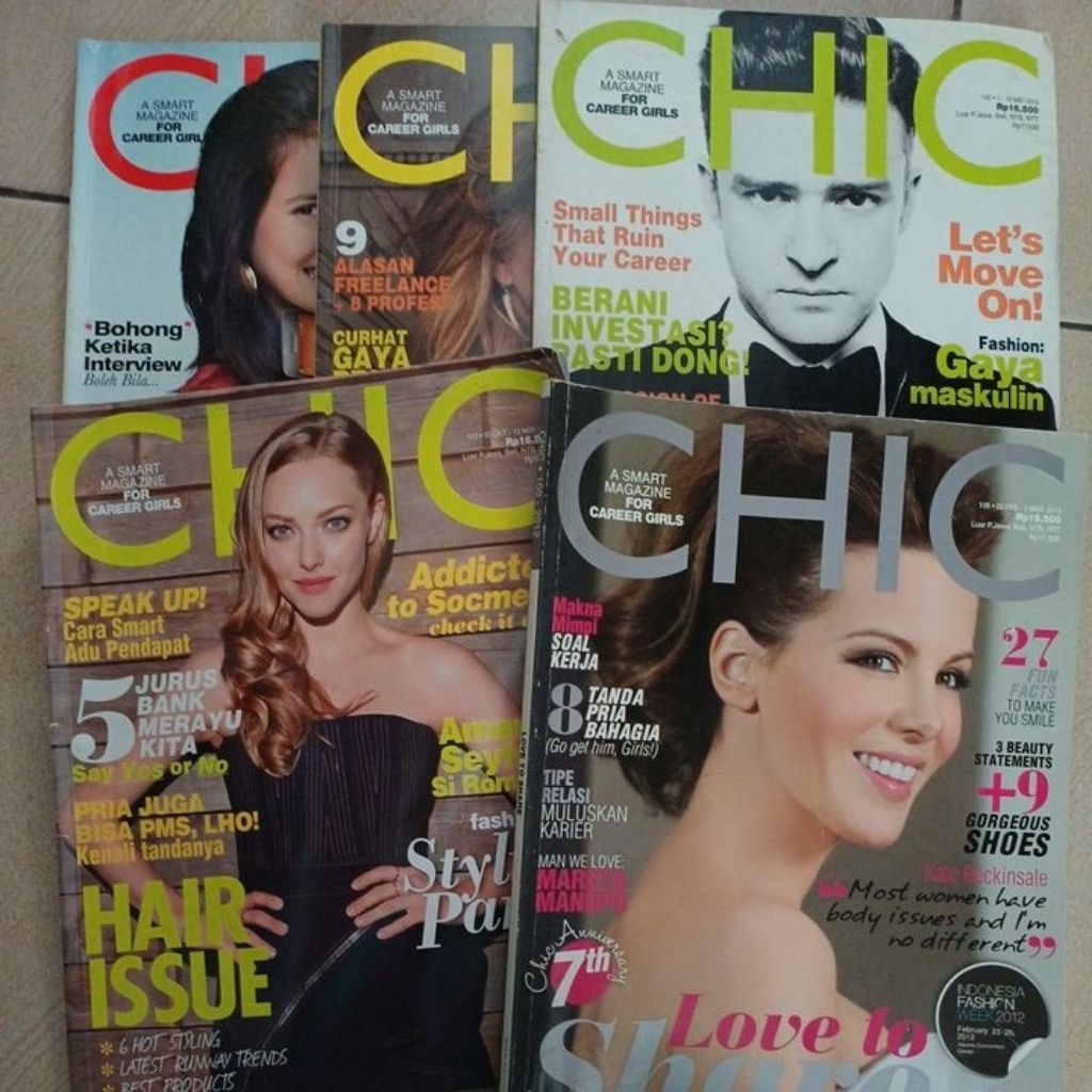 Majalah Chic/majalah wanita/majalah jadul