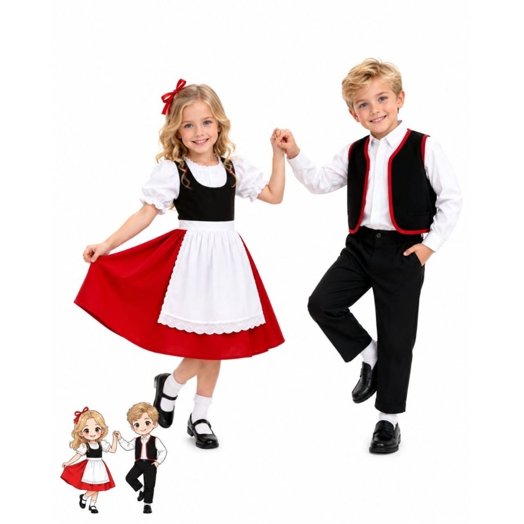 BAJUANAKUNIK / DUTCH KOSTUM BELANDA / KOSTUM TRADISIONAL BELANDA / KOSTUM GADIS BELANDA / KOSTUM KAR