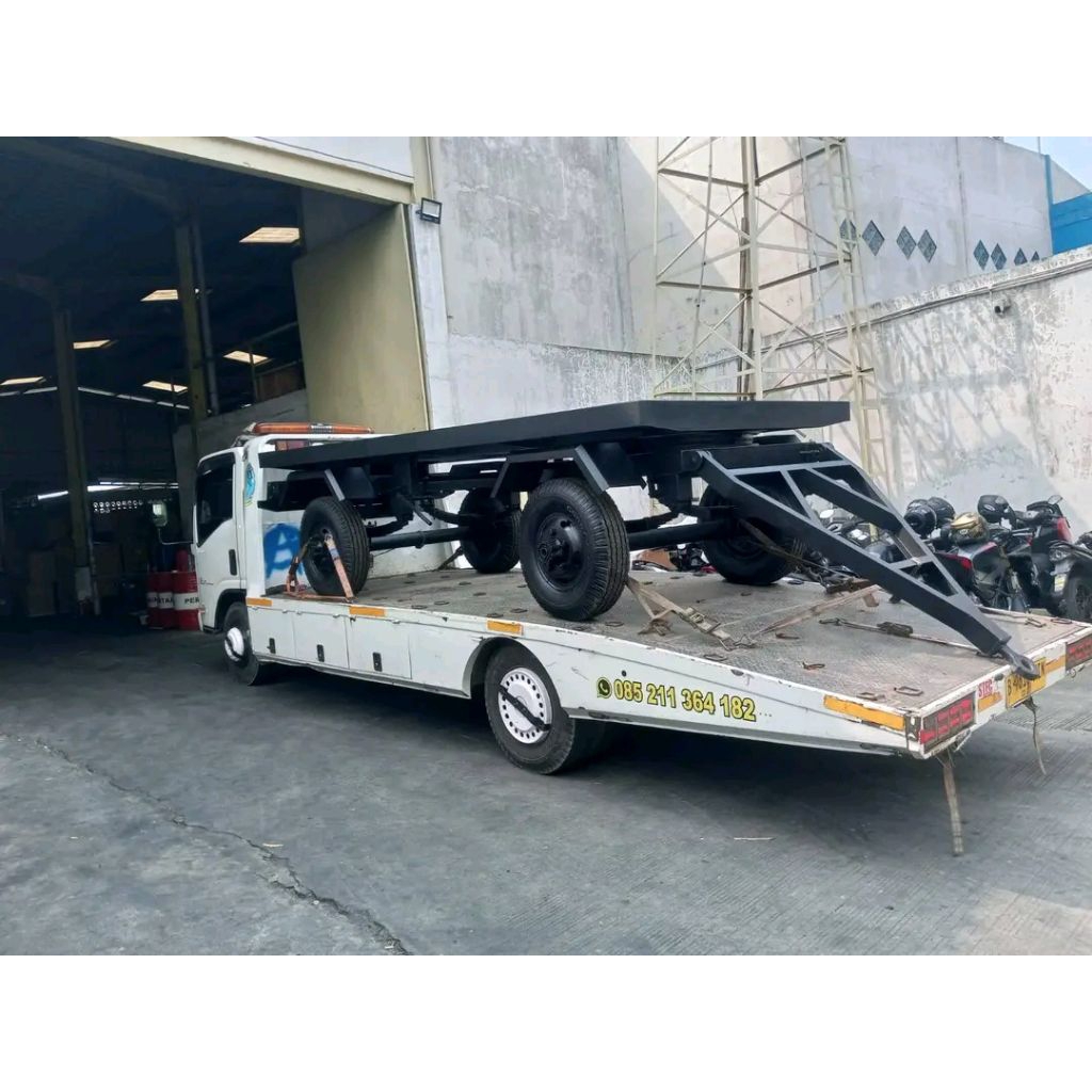 trailer genset/roda genset 200 kva - 400 kva
