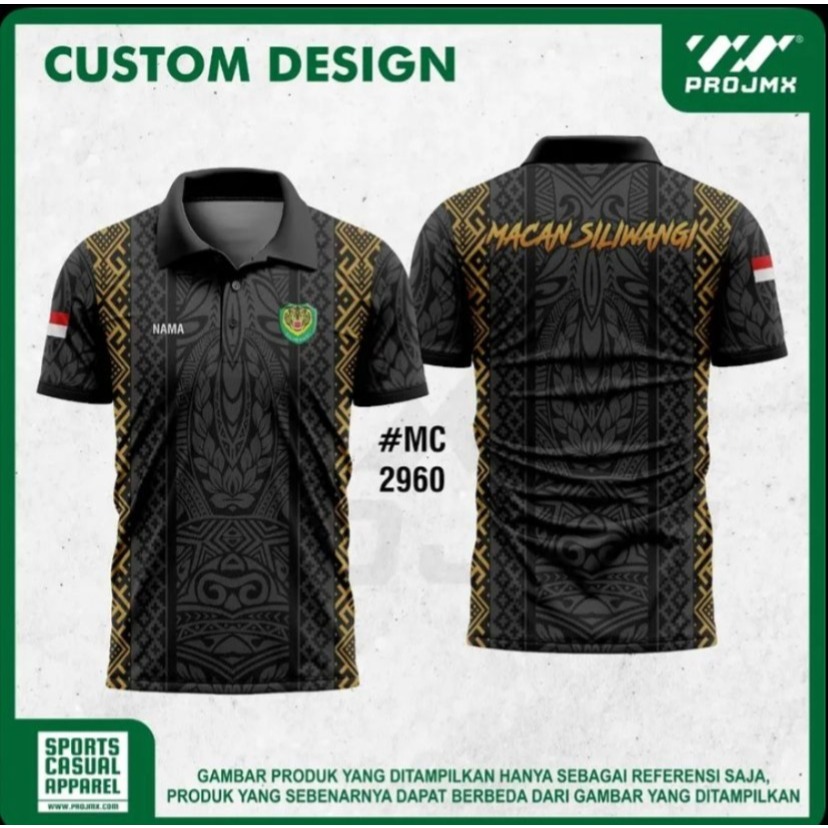 PROJMX / KAOS JERSEY MACAN SILIWANGI