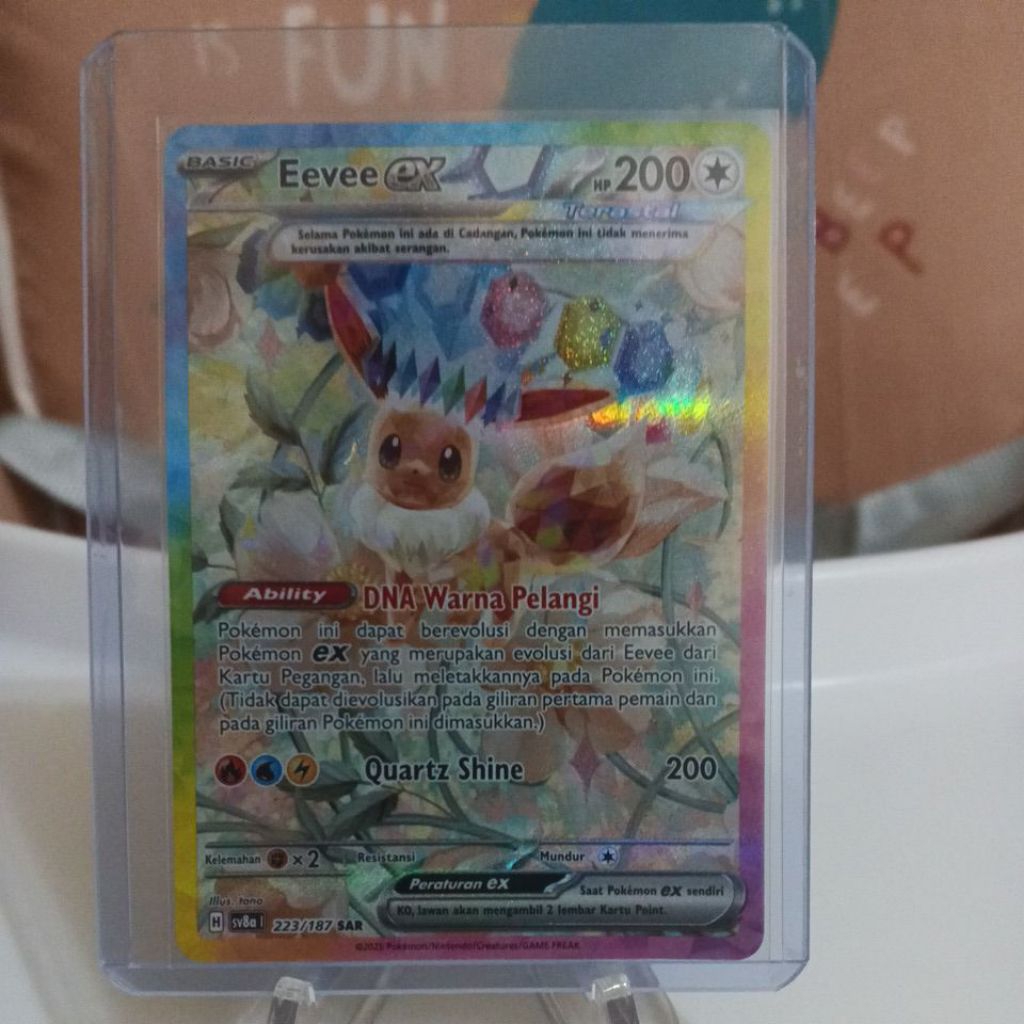 Eevee EX SAR 223/187 SV8a Festival Terastal