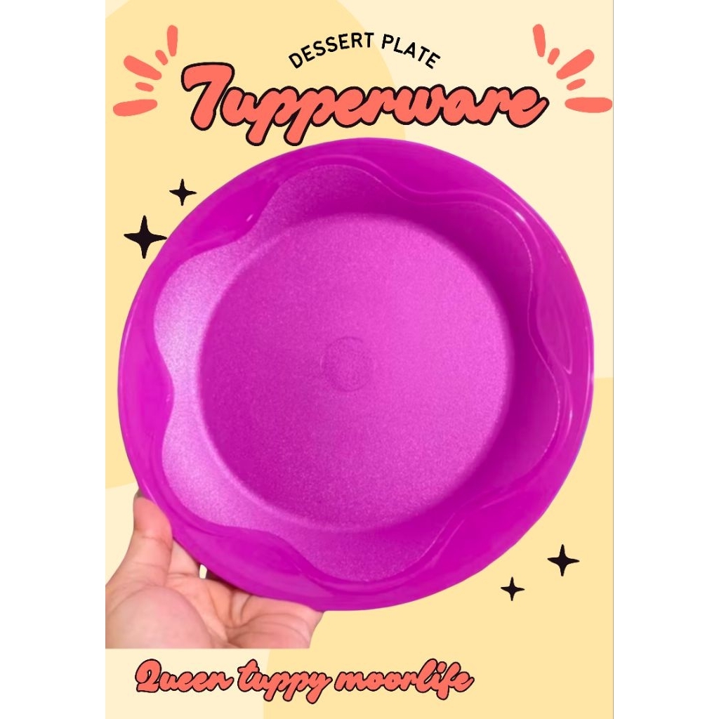 ORIGINAL!!!TUPPERWARE dessert plate/open house plate