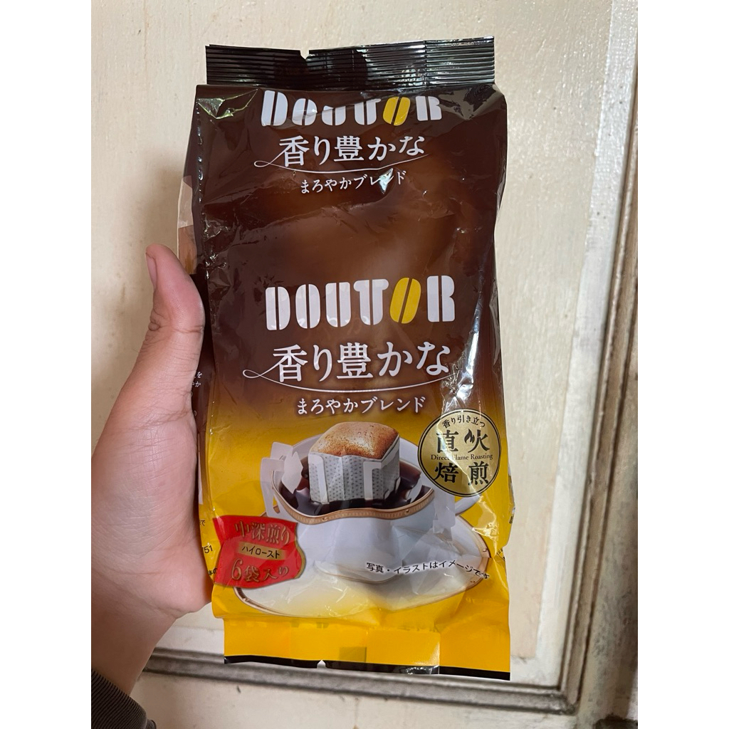 Kopi Drip Bag Doutor Aroma Rich Blend Jepang 6 Sachet Original Japan (Ready Stock )