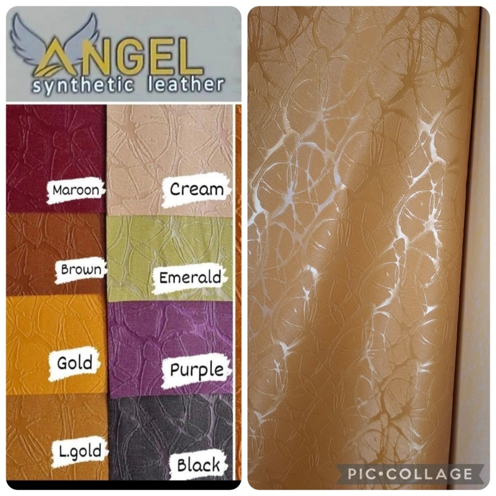Kain Sofa Kulit Oscar Solaria Motif - Kulit Oscar Sofa Motif - Kain Kulit Sintetis  Kursi Sofa