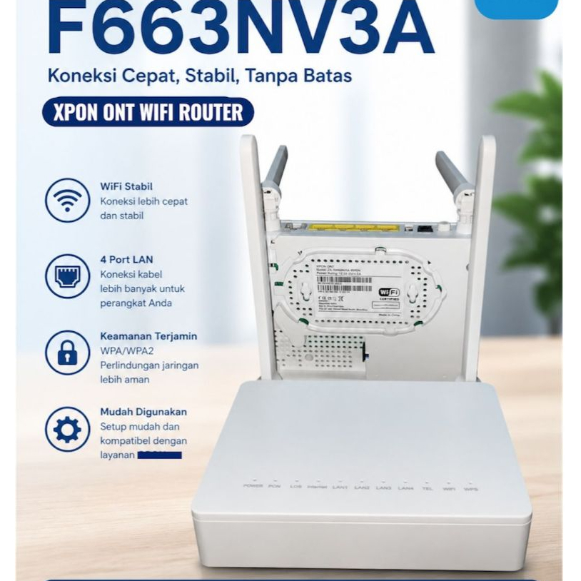 ROUTER ZTE F663NV3a XPON NEW