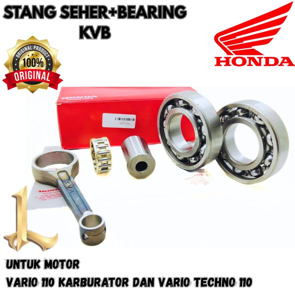 STANG SEHER+BEARING ORIGINAL HONDA KODE KVB 6207/6207 VARIO 110 KARBURATOR DAN VARIO TECHNO 110