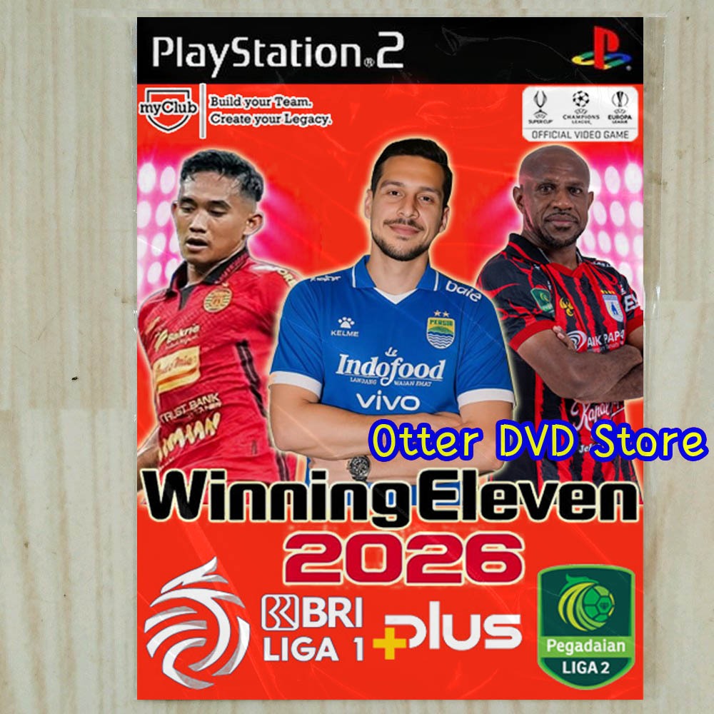 Kaset Game PS 2 PS2 Winning Eleven 2026 Final Transfer Liga 1 BRI + Liga 2 Pegadaian