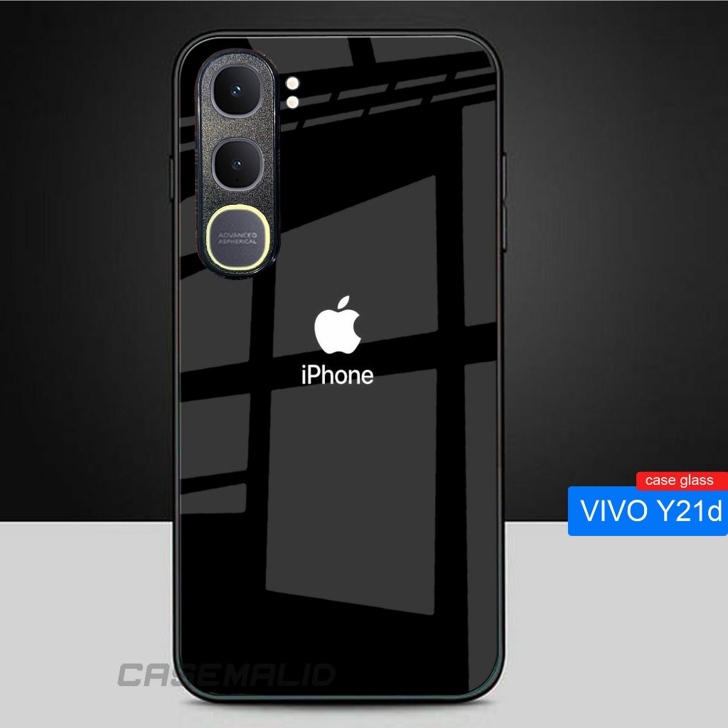 Softcase Kaca Vivo Y21D 2025 - Case Hp Vivo Y21D - Casing vivo Y21D - Case glass vivo Y21D - H01