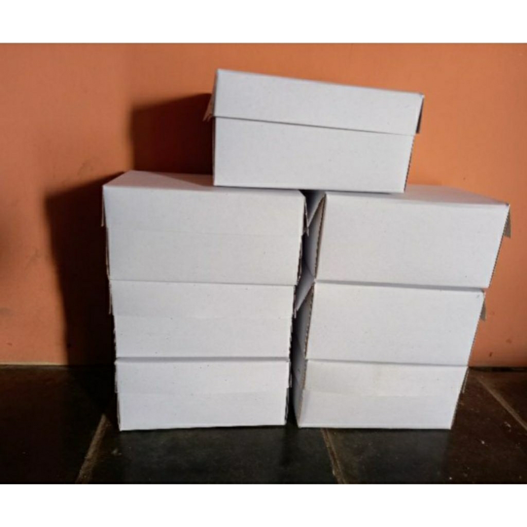 DUS JAJAN SNACK BOX WARNA PUTIH R3/R5/R7 ISI 100PCS