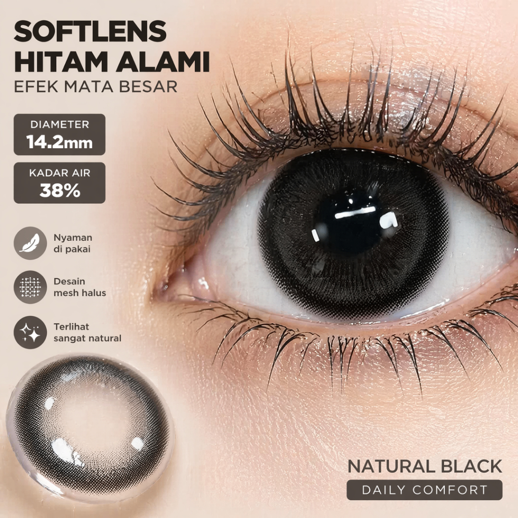 1 pasang lensa kontak warna diameter 14.5 MM 15MM 16MMsoftlens dubai softlens soflen mata soflent so