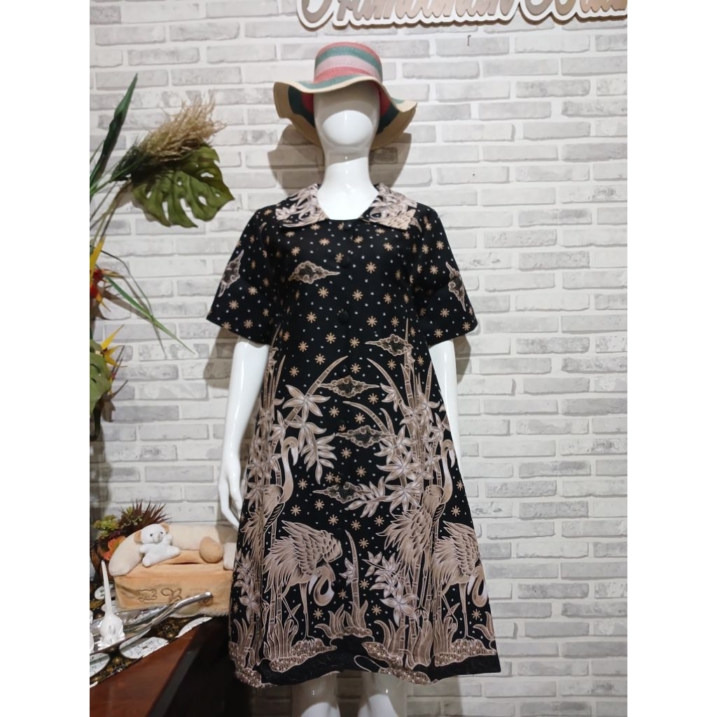 DressBatikMotifBurungPrambananBatik