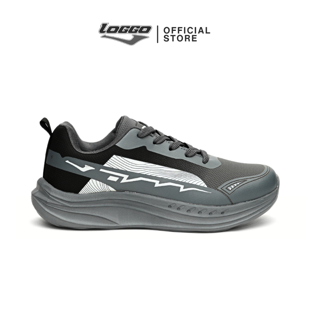 Loggo Tarzan Series Running Sepatu Lari Sneakers Sport Unisex - Abu