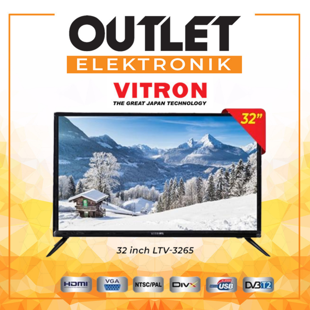 [EKSPEDISI] VITRON LED TV 32 INCH DIGITAL LTV 3265 / LTV3265 HD