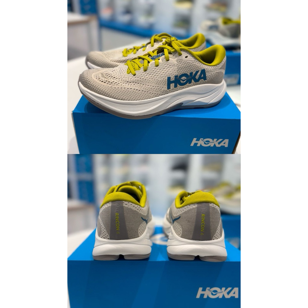 (JASTIP) HOKA RINCON 4 Brich/Cement