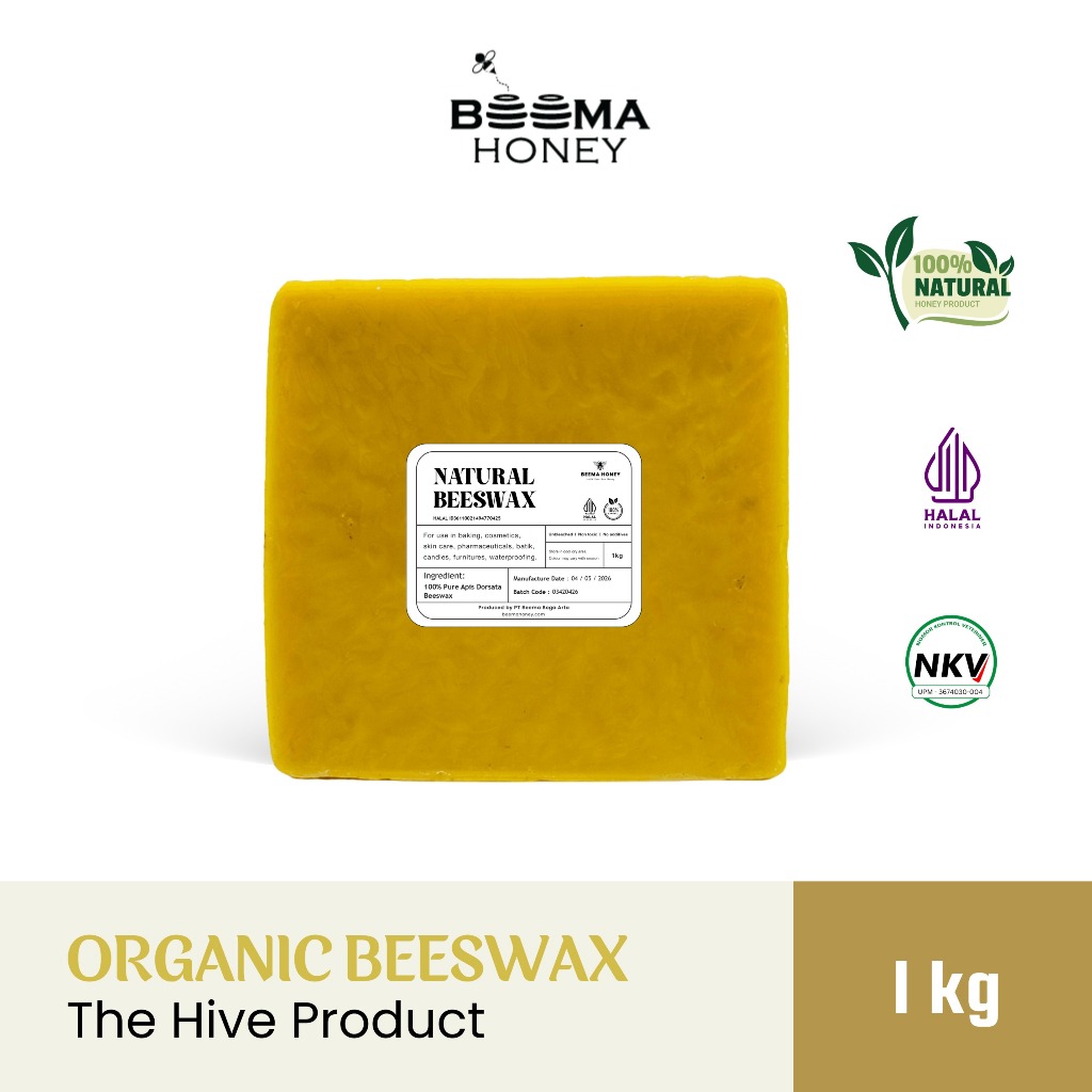 Beema Honey - Organic Beeswax 1kg