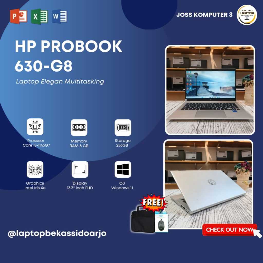 HP PROBOOK 630 G8//Core i5-1145G7//TOUCHSCREEN