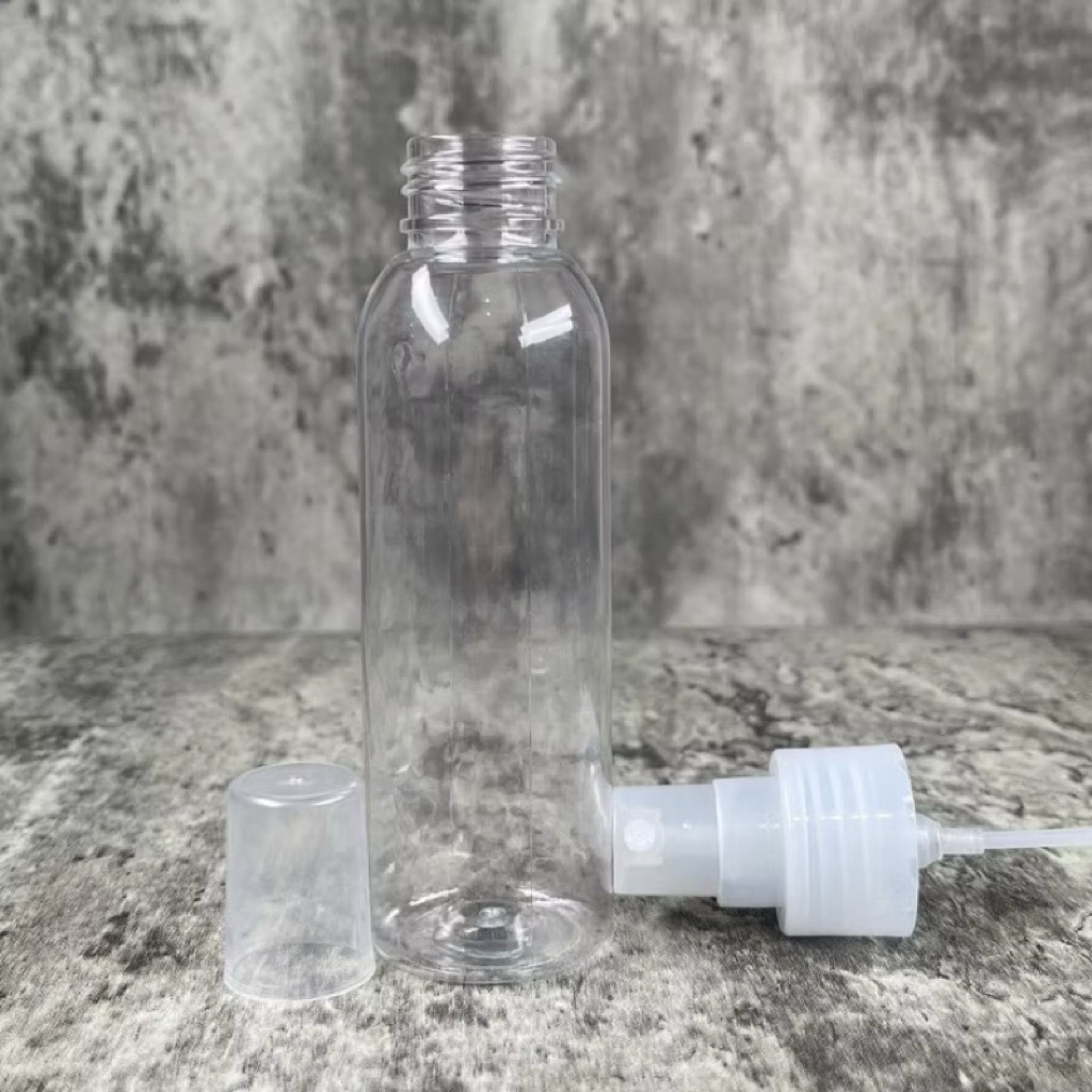 botol spray 100ml plastik sprai semprot 100 ml/ Botol Plastik spray 100ml Tutup Putih