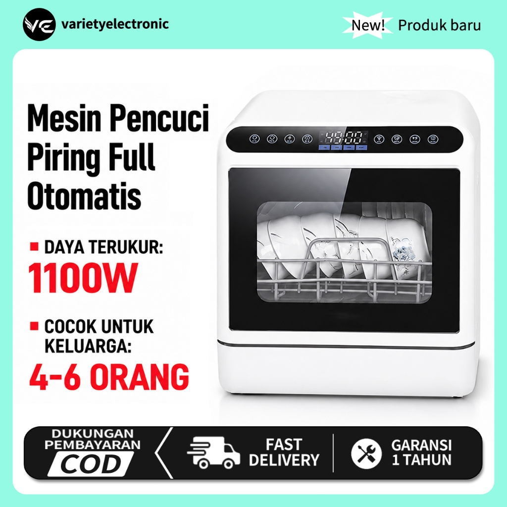 SMART DISHWASHER - MESIN PENCUCI PIRING OTOMATIS - MESIN CUCI PRAKTIS