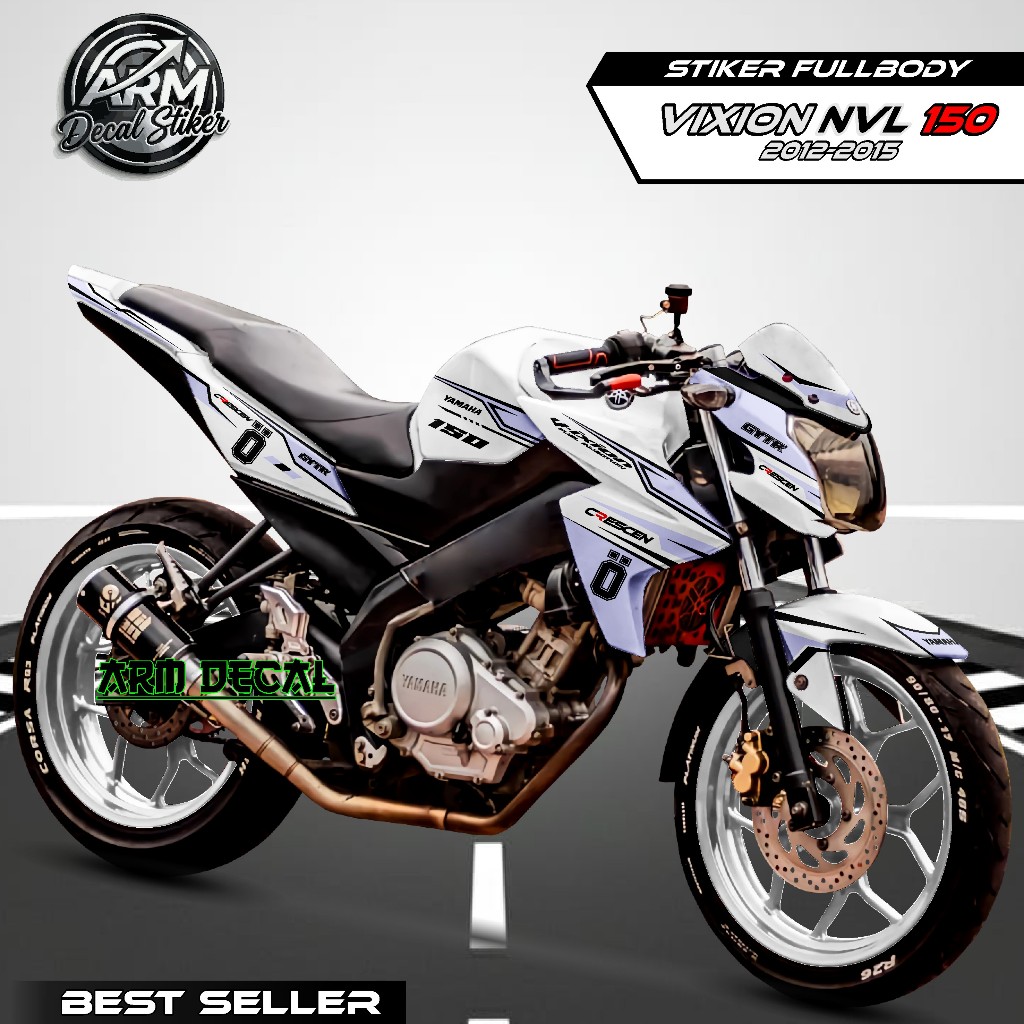 Cod Decal Vixion New Full Body - Decal Vixion NVL Full Body - Stiker Vixion NVL Full Body - Stiker V