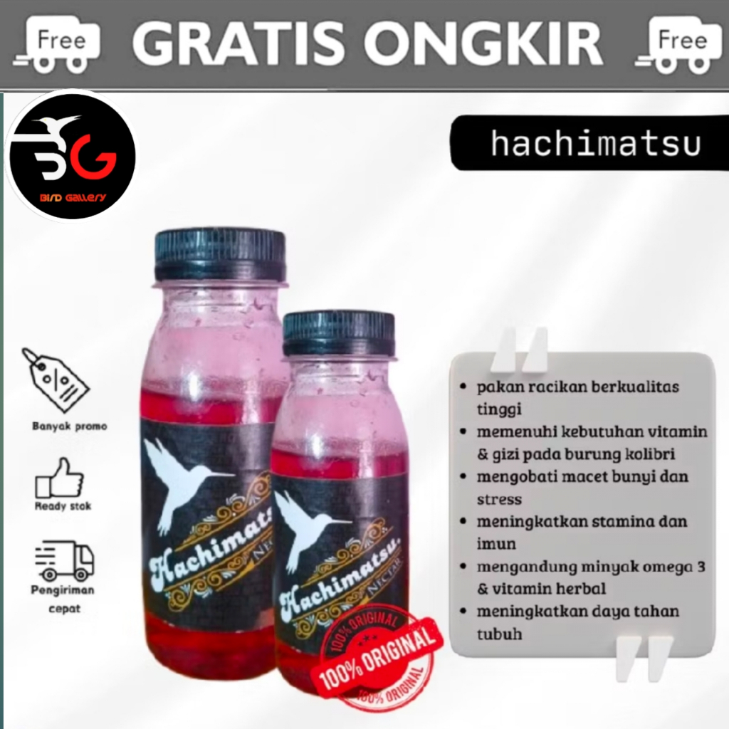 NEKTAR HACHIMATSU NECTAR HACHIMATSU NEKTAR KOLIBRI SOGON KONIN BURUNG PLECI