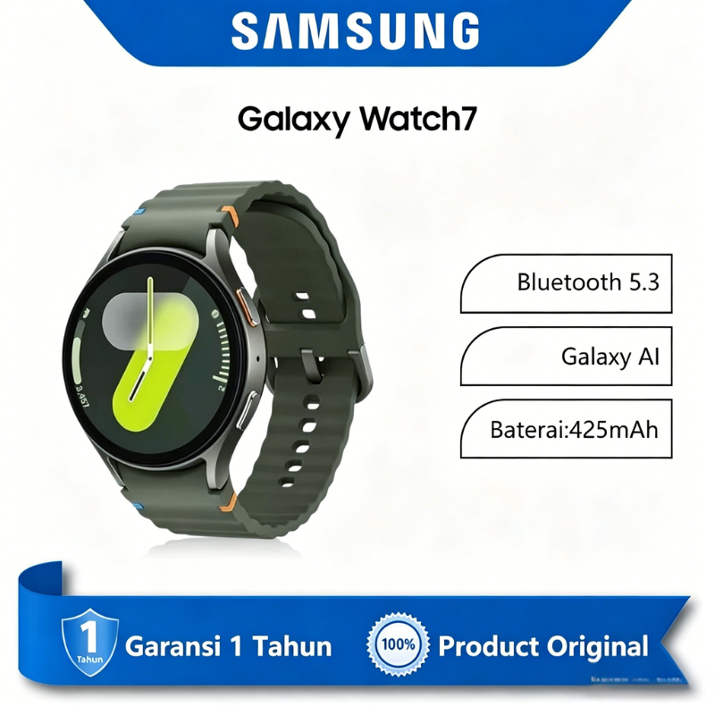 Samsung Galaxy Watch 7 44MM 100% Original SmartWatch Jam Tangan Wanita Jam Tangan Pria Bluetooth Wat