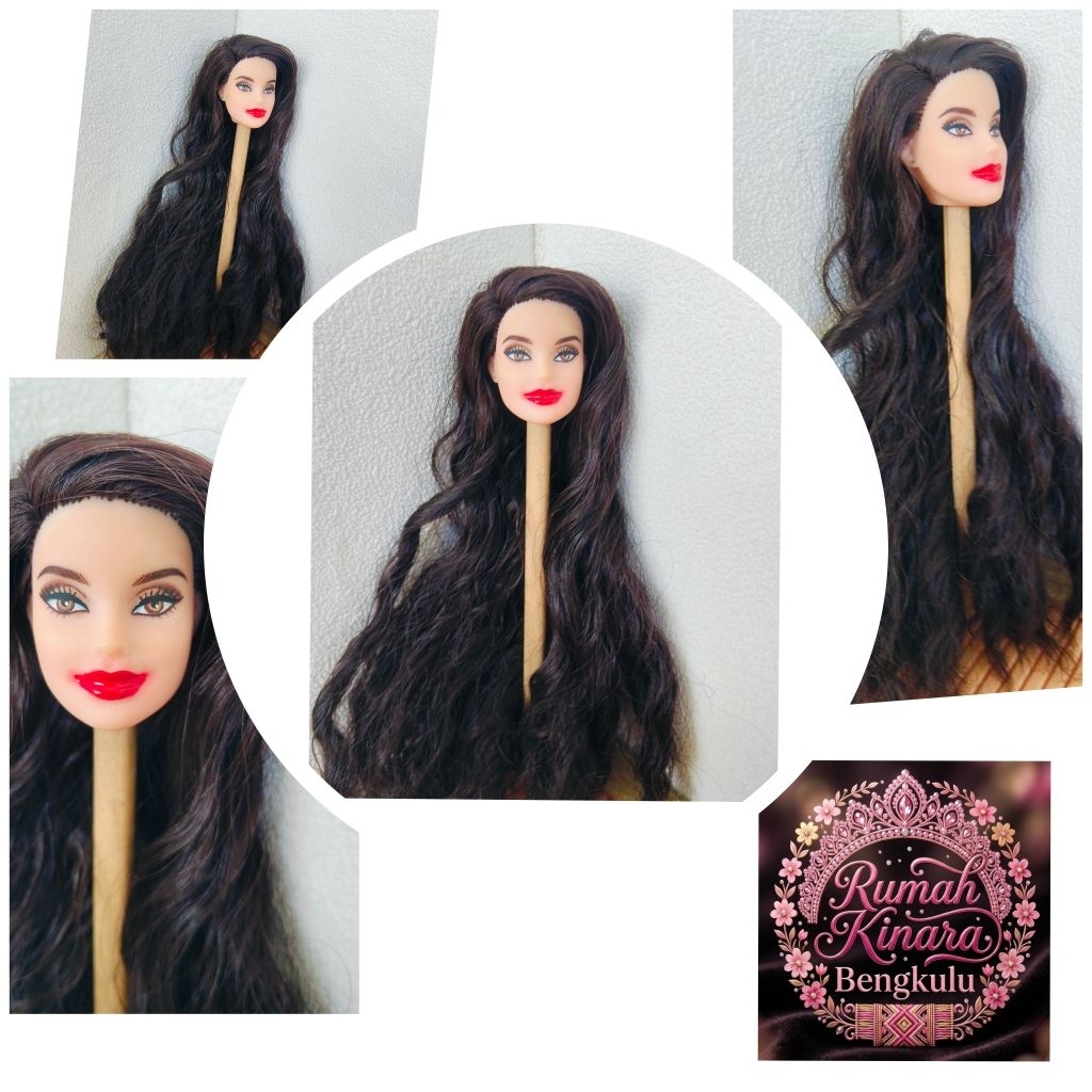 Kepala Barbie Holiday 2019 Reroot Hair and Repaint