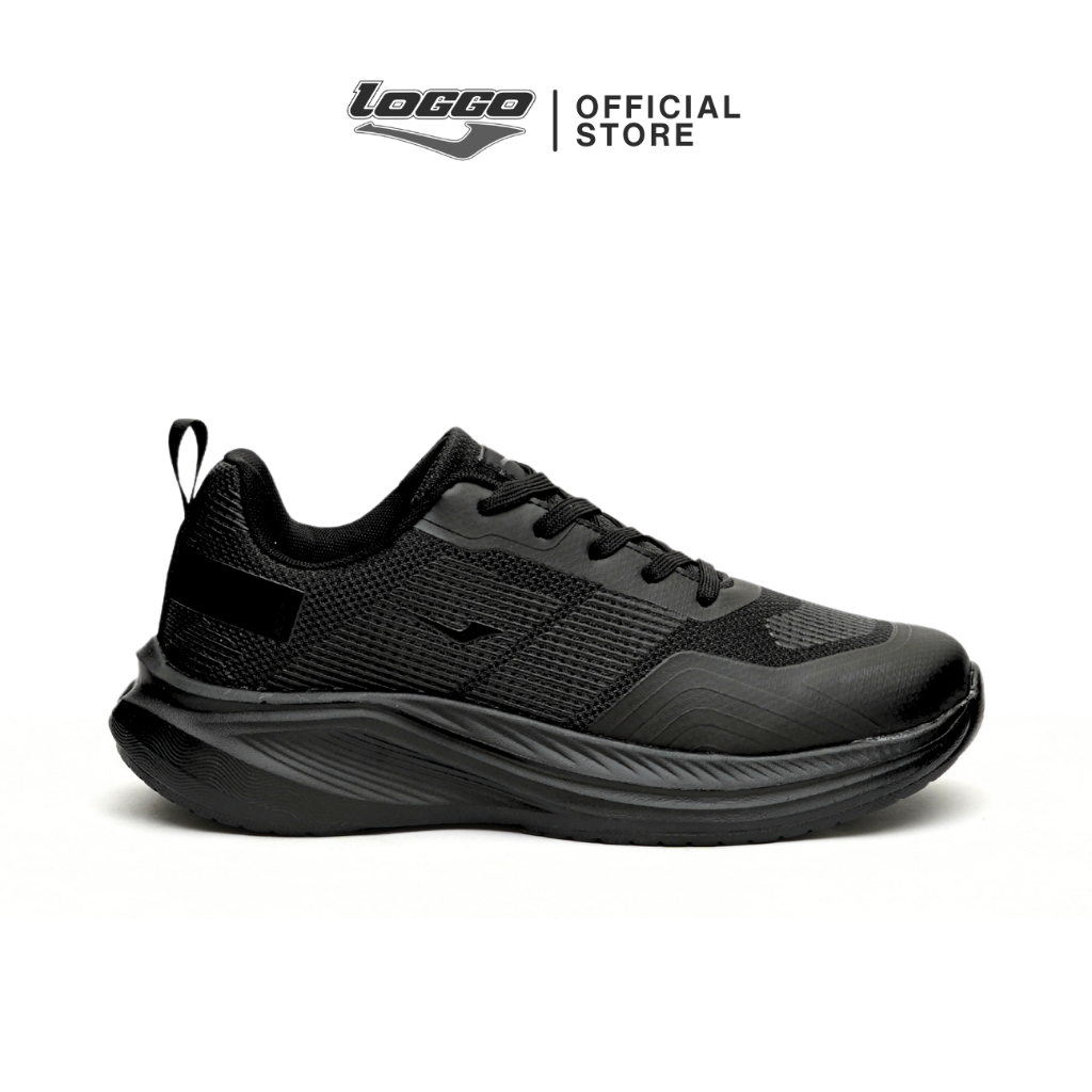 Loggo Hercules Series Running Sepatu Lari Sneakers Sport Unisex - Hitam