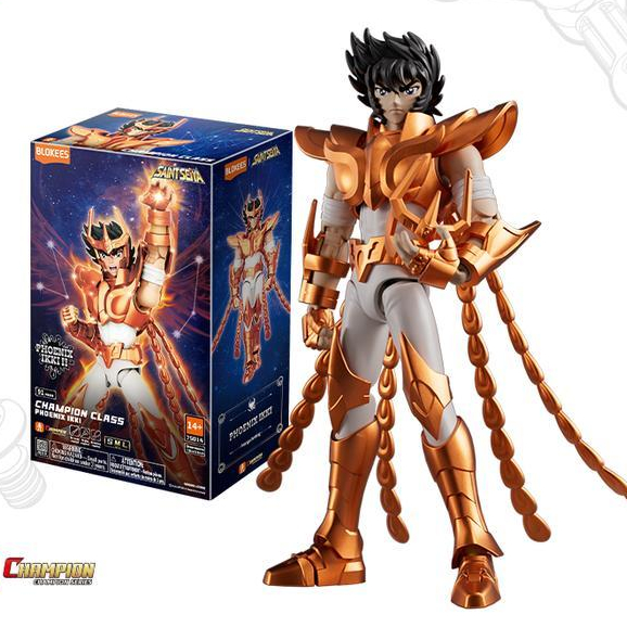BLOKEES Figures Saint Seiya Champion Class CC12 Phoenix Mainan Action Figure Original