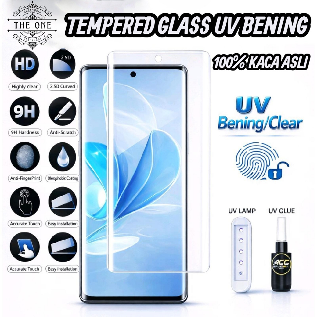 TEMPERED GLASS FOR VIVO V25 PRO X50 PRO X50 PRO PLUS X60 X60 PRO X60 PRO PLUS X70 PRO TG CURVE UV FU