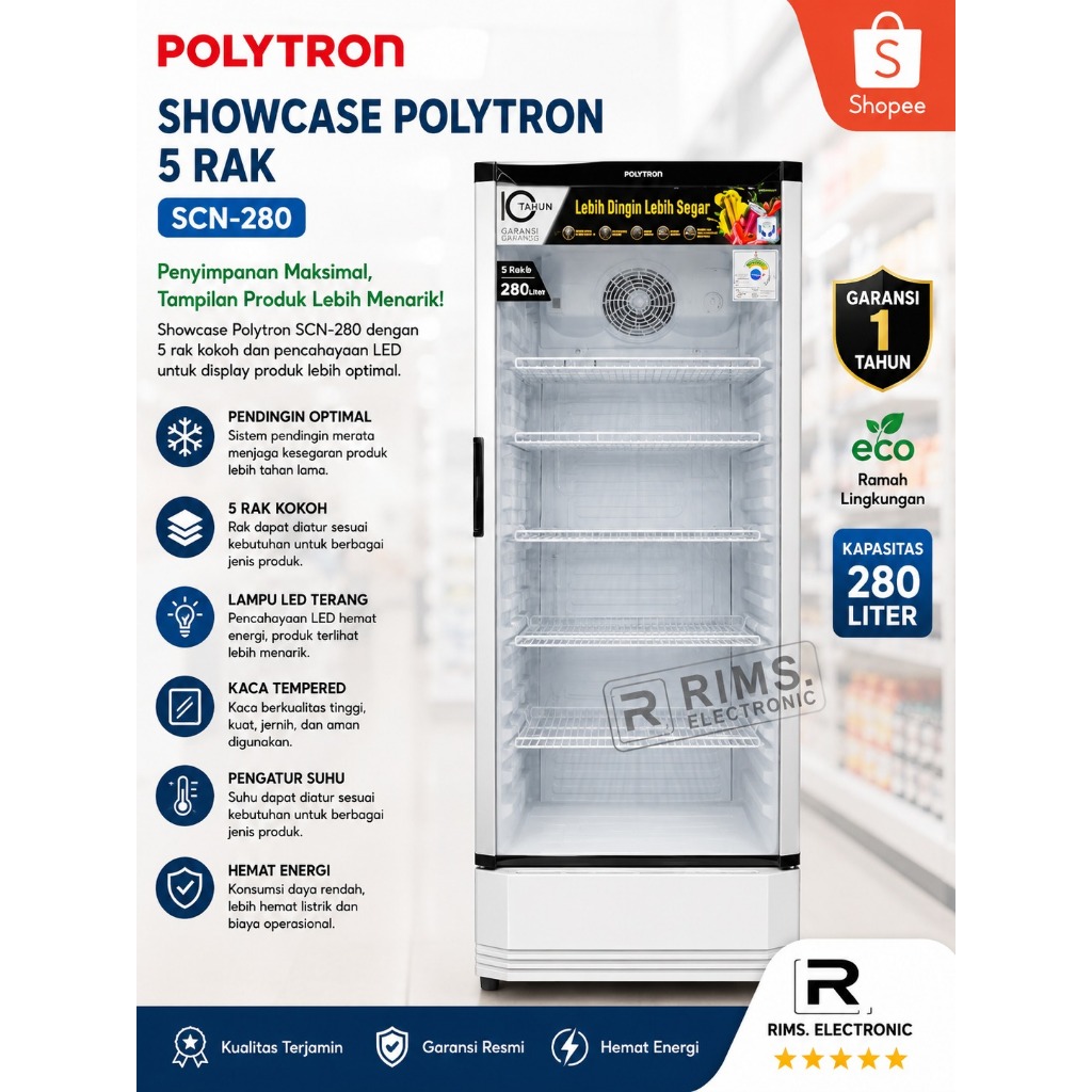 showcase polytron 5 rak SCN-280