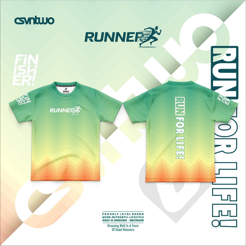 C72jersey Jersey Running Baju Olahraga Lari Lengan Pendek Premium