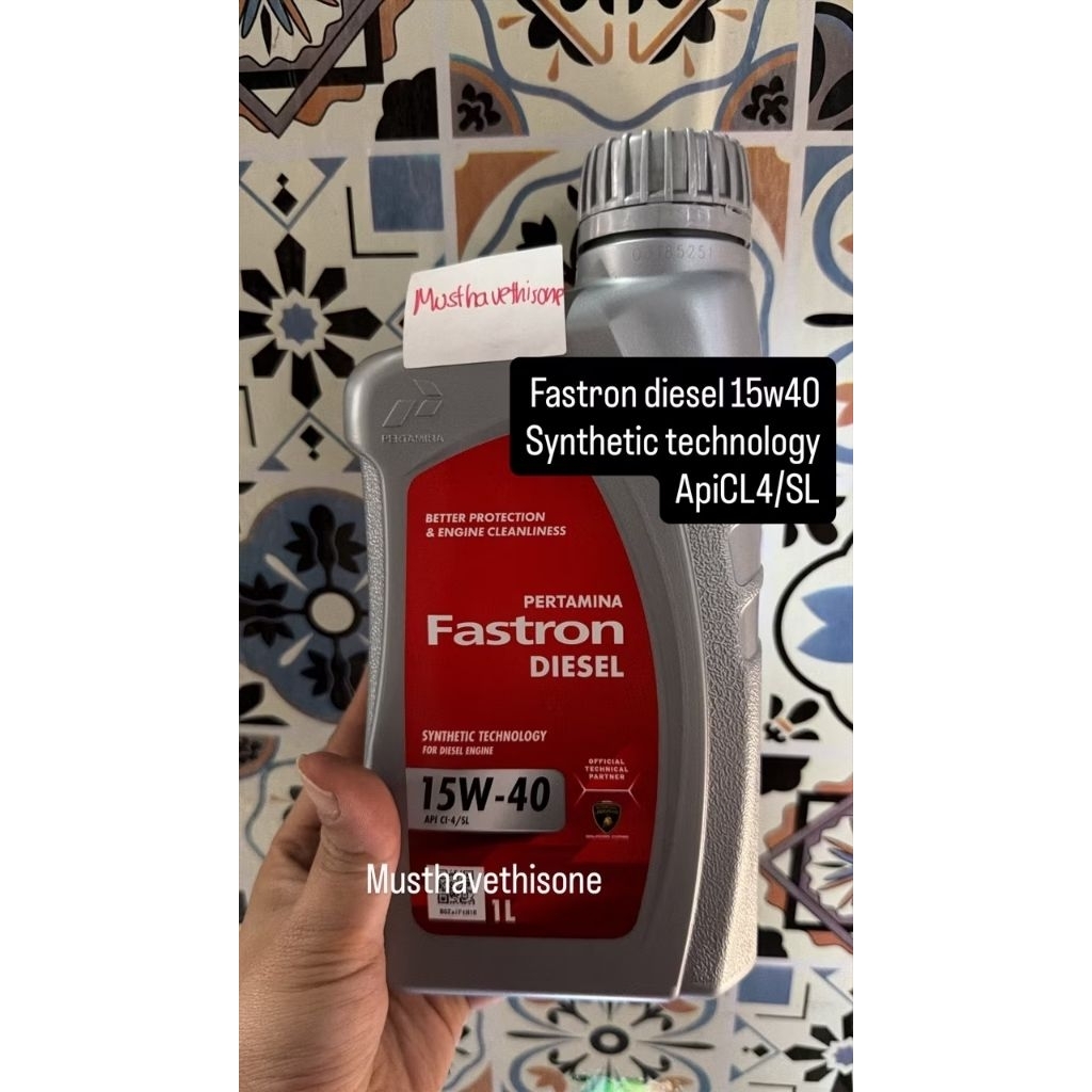 oli fastron diesel sae15w40 sae5w30 1liter 1l dijamin ori 100%