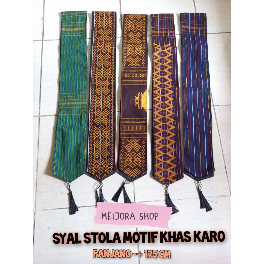 SYAL SCRAF STOLA MOTIF KHAS KARO
