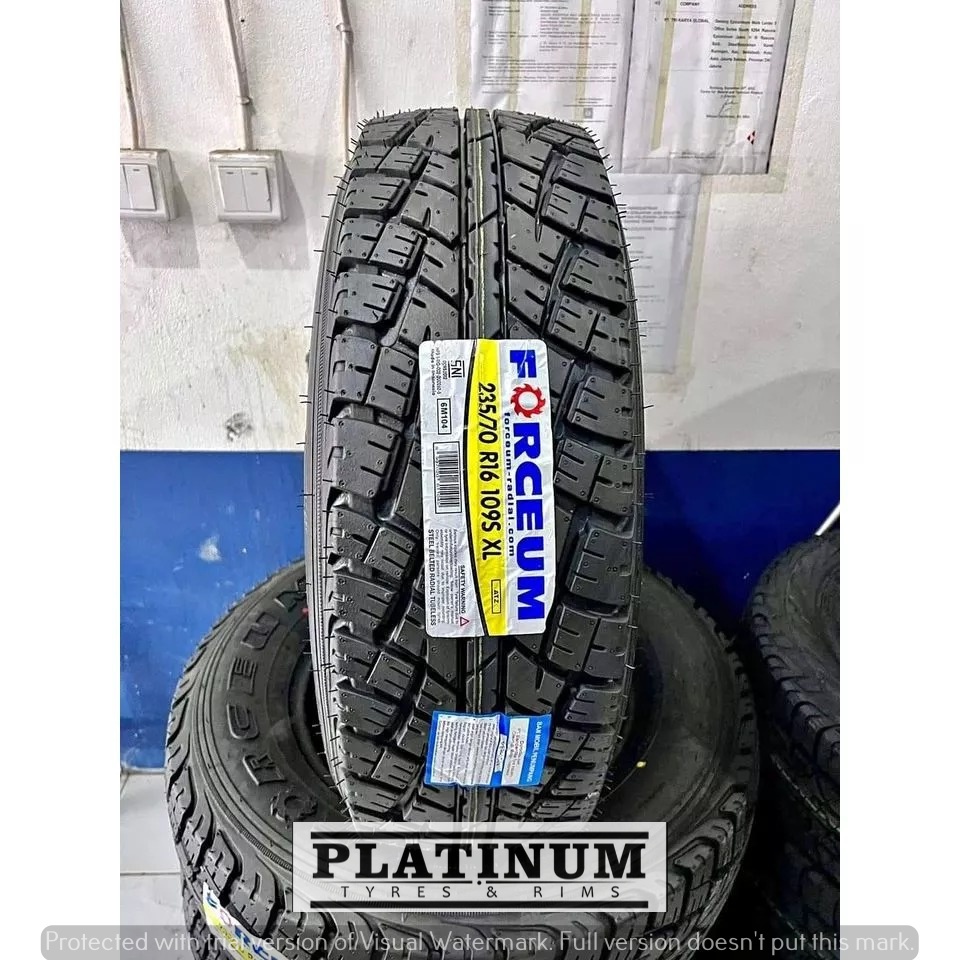 BAN MOBIL OFFROAD TYPE FORCEUM A/TZ 235 70 R16 II BAN MOBIL TUBLES 235/70 R16 FORCEUM A/TZ