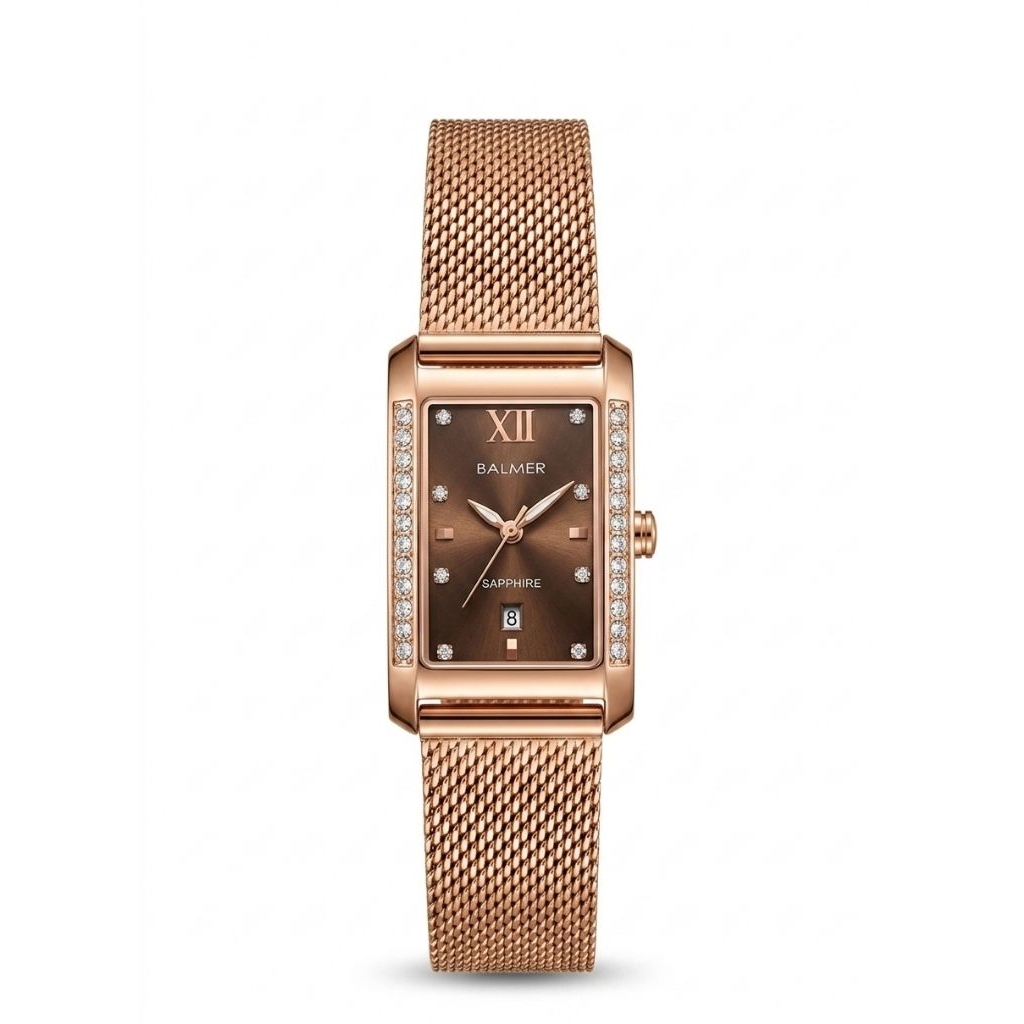 Jam Tangan Balmer 8169L Rantai Pasir Rosegold Original